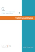 Portada de: Generalizations of classical properties of measure theory to effect Algebras